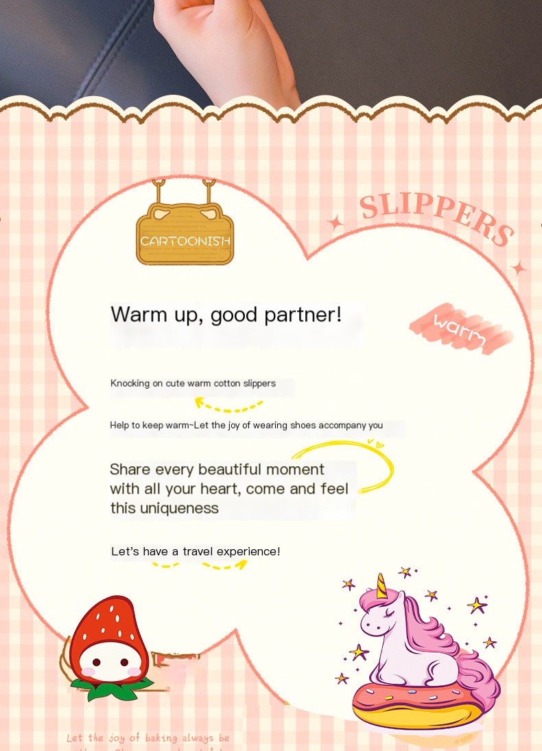 Cute Cartoon Slippers