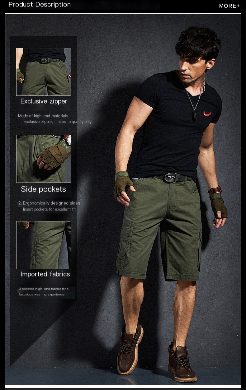 Multi-Pocket Work Shorts 4