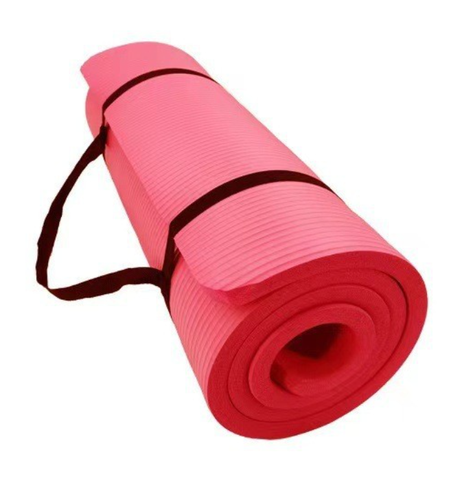Eco-friendly TPE Yoga Mat Green Rust