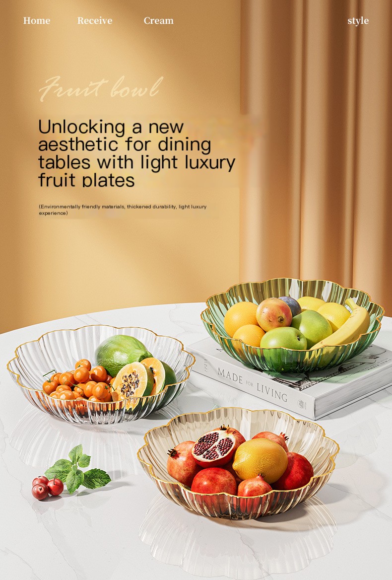 Creative Luxury Petal Fruit Plate