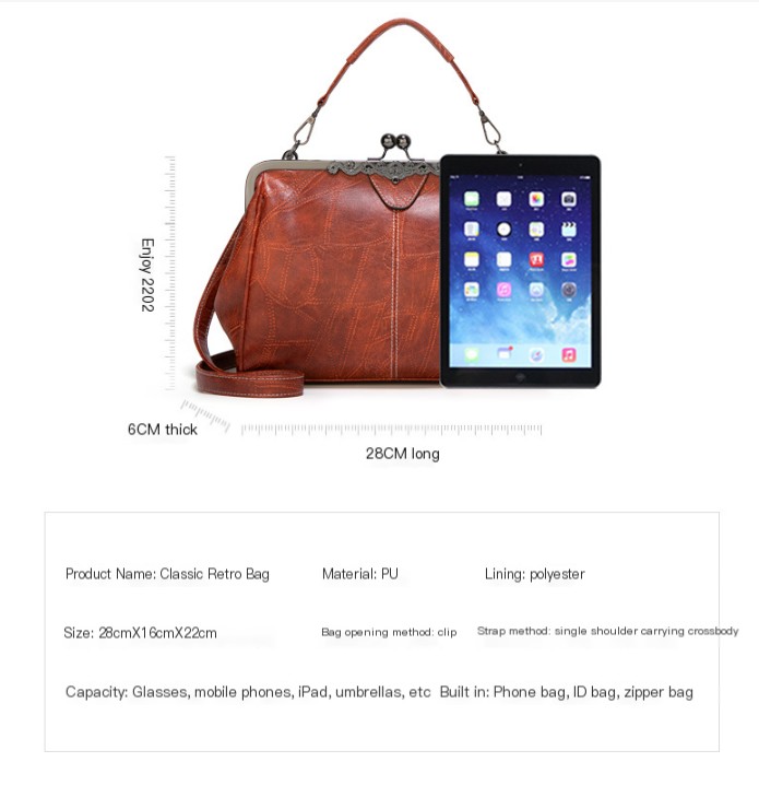 Spanish Retro Messenger Bag Colors