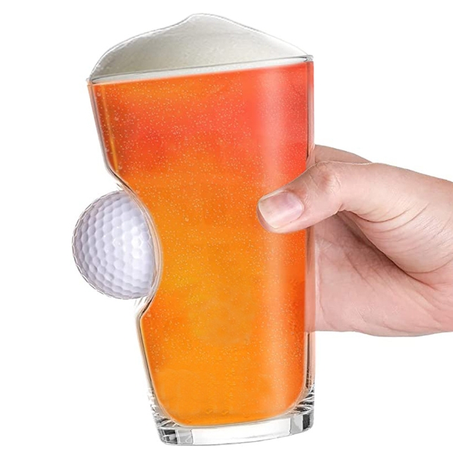 Golf Beer Glass Design