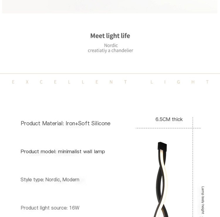 Minimalist Bedroom Wall Lamp 4