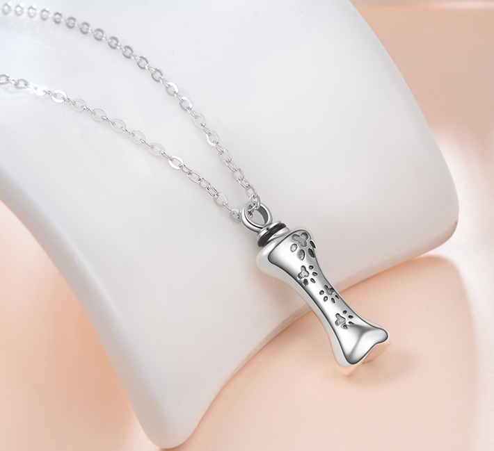 Dog Bone Ashes Necklace Image 3