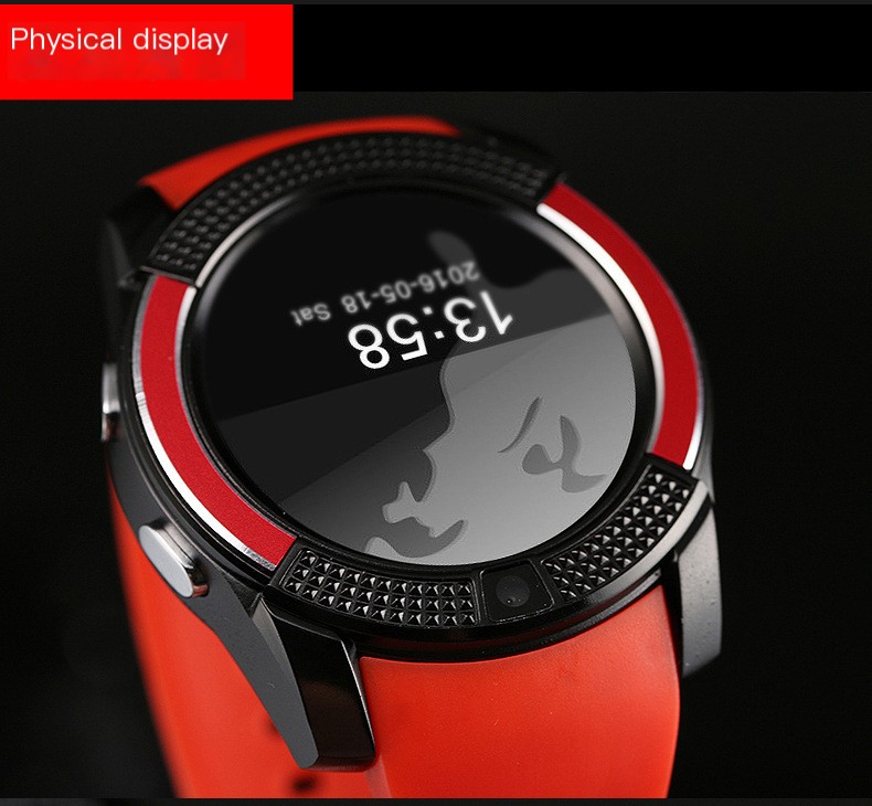 V8 Smart Watch Close-Up