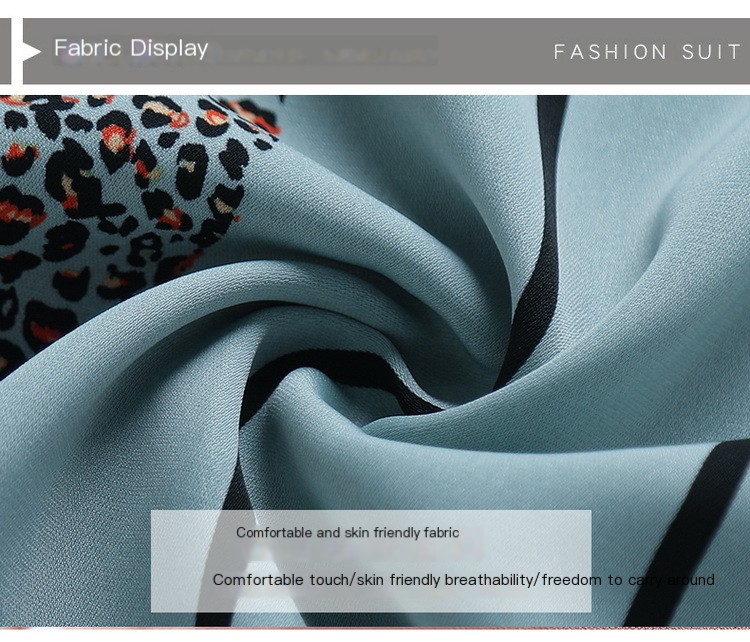 2023 Summer new short sleeve middle-aged and elderly suit female mother's wear plus size high waist cropped wide leg pants two-piece suit fashion