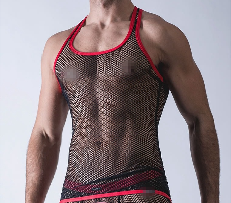 Men's Full Mesh Tank Top