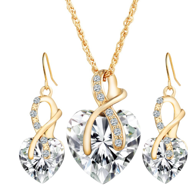 Austria Crystal Bride Jewelry Set - Image 4