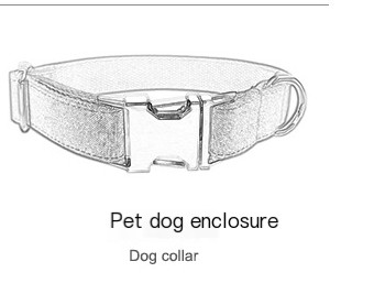 Collar de Lona Roja para Perro