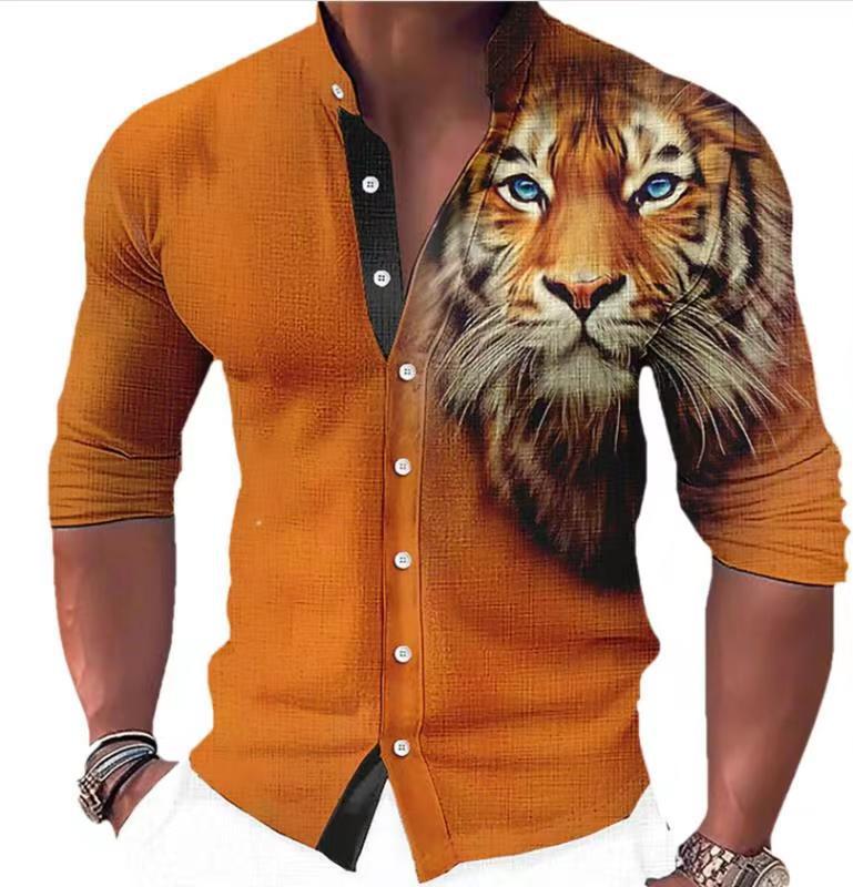 Camisa Tiger 3D Image 3