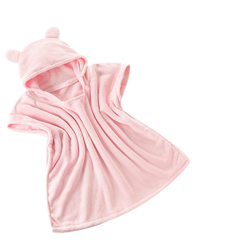 Children's bath towel cape image