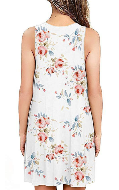 V-Neck Printed Sleeveless Top Variation 1