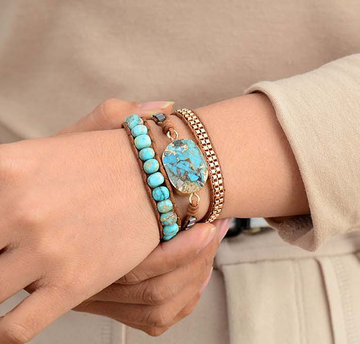 Close-up of the Woven Bracelet