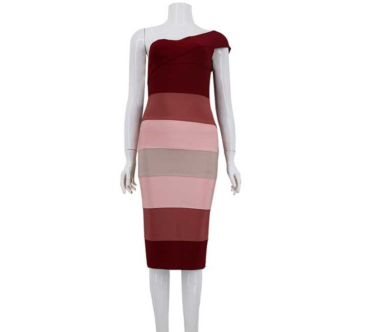 Bandage Sexy Dress in Red