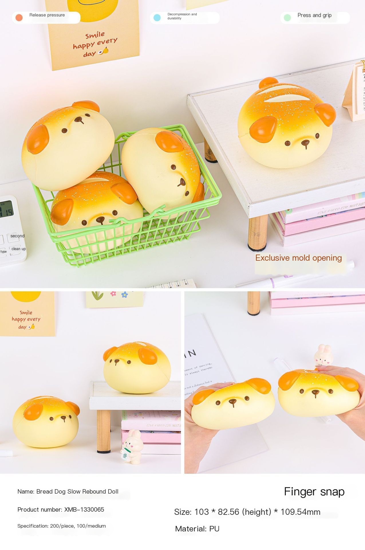 Boneca de dinossauro com recuperação lenta