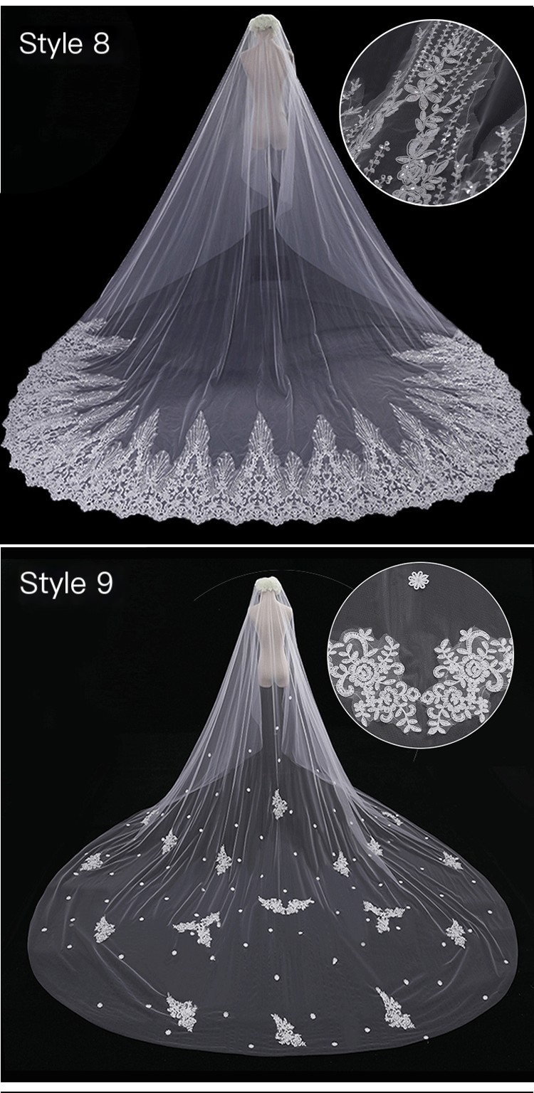 Voile de mariée Style 3