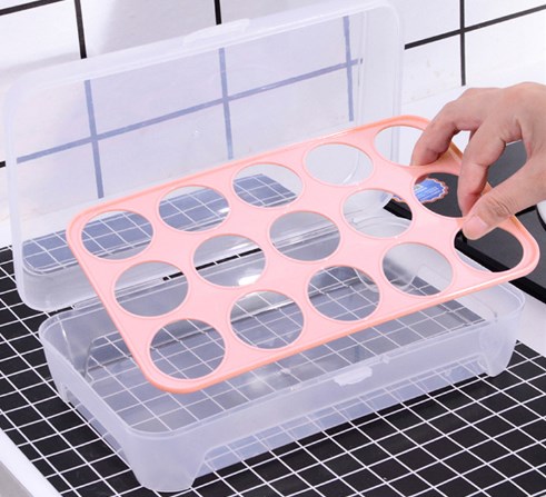 Egg Storage Box in Use