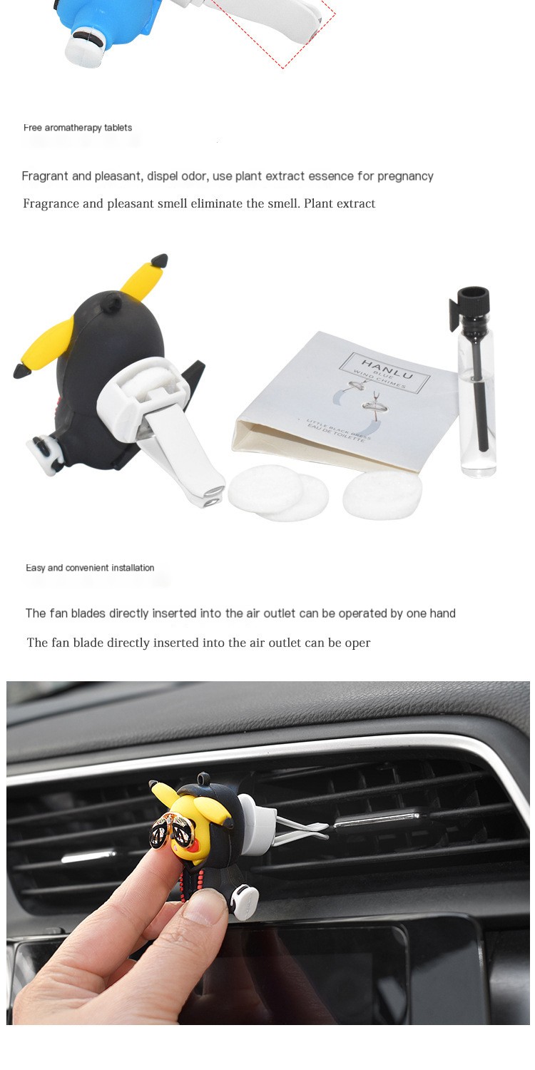 Pikachu Air Vent Perfume Holder 3