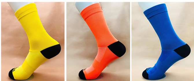 Breathable Cycling Socks - White