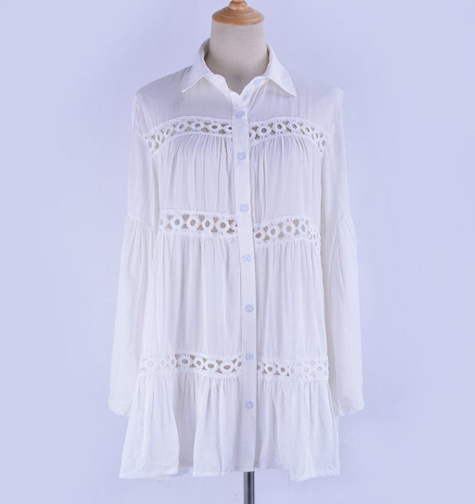 Lace Hollow Vacation Shirt