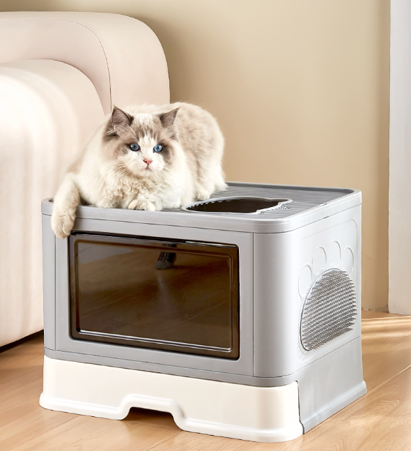Foldable Cat Litter Box Image 2
