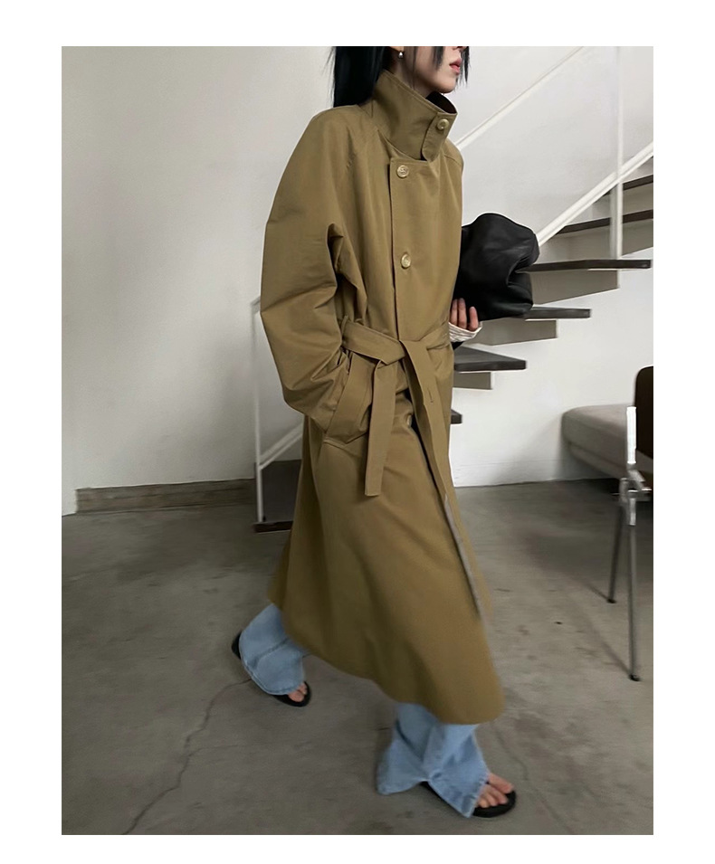 Women's Fashion Lapel Trench Coat