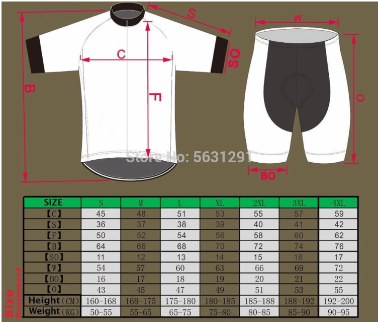 Cycling Jersey Suit Image