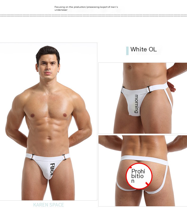 D.M Men's Thong Underwear Image 5