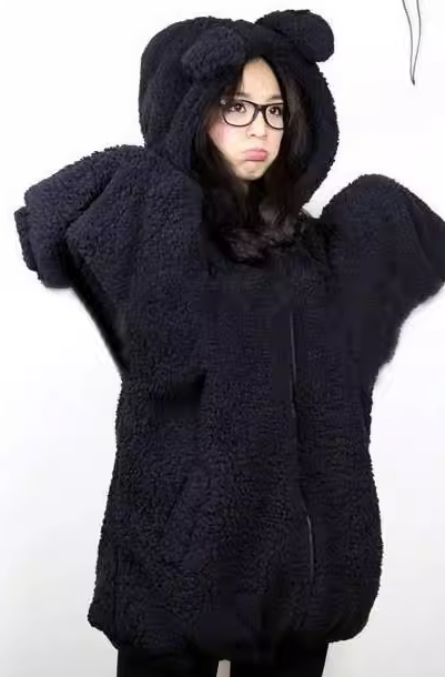 Faux Fur Coat - Brown