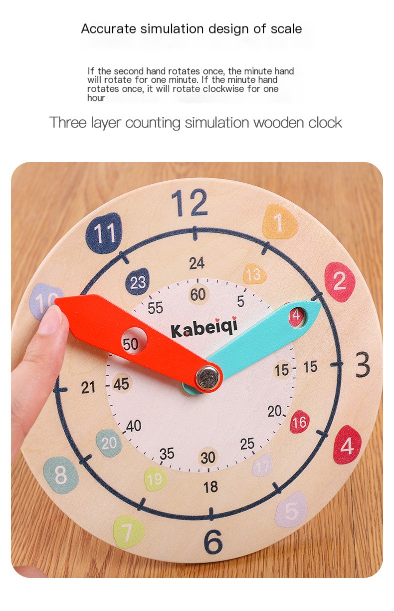 Colorful small clock image 6