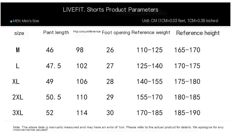 Men's Summer Sports Shorts