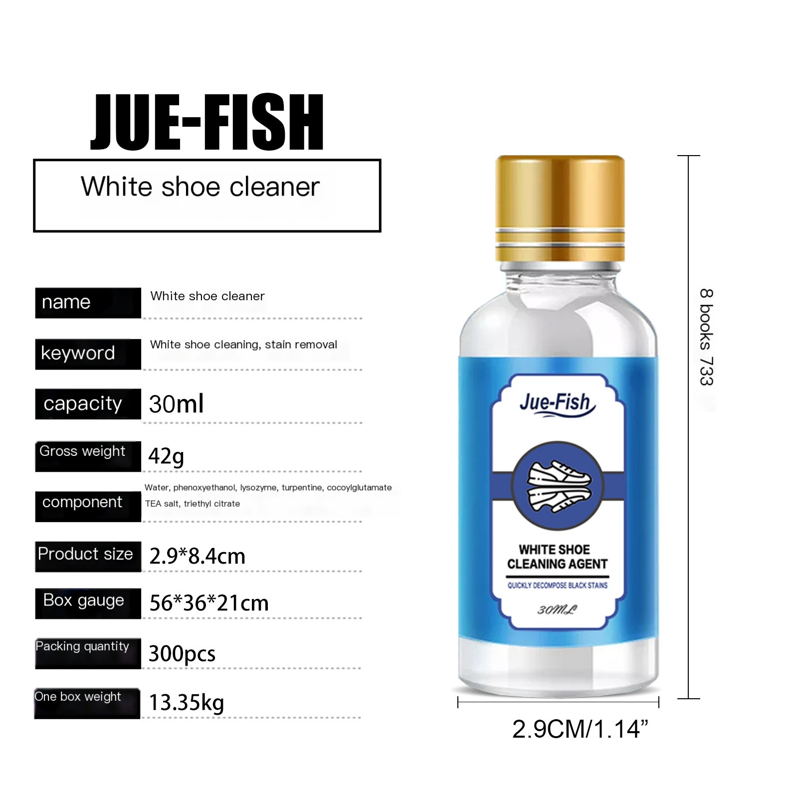 Jue-Fish Shoe Cleaner