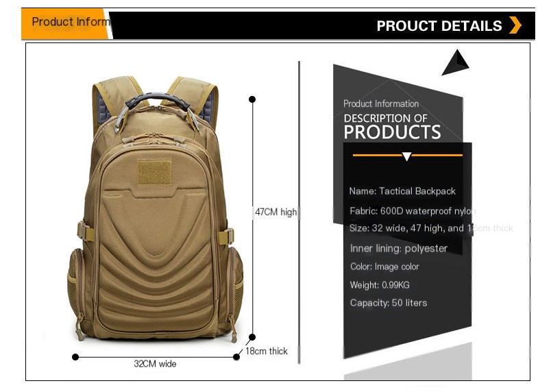 Camping Tactical Backpack