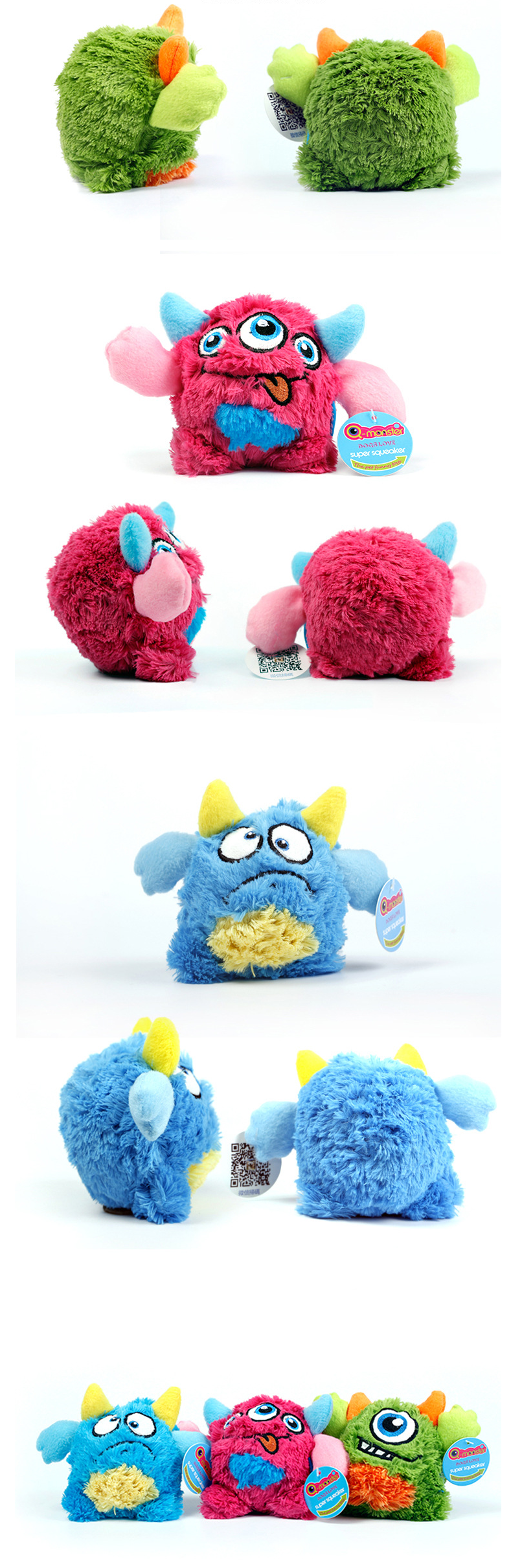 Little Monster Pet Toy Rose Red