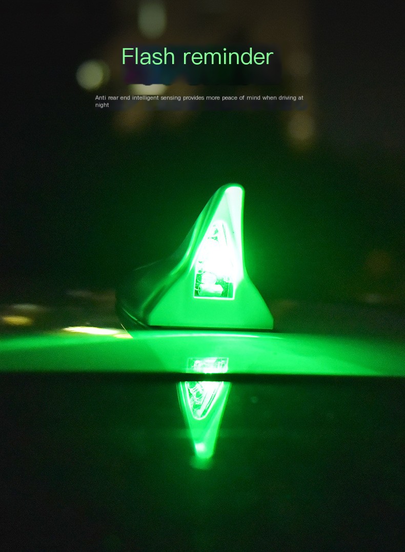 Solar Shark Fin Antenna Light
