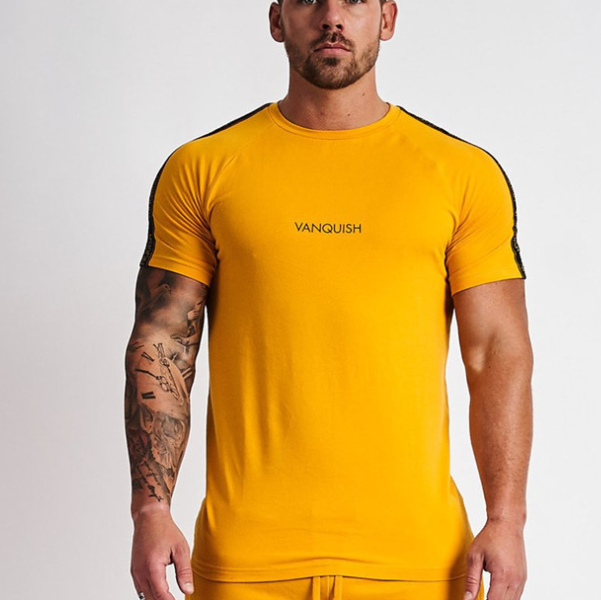 Men's Sports T-Shirt - Yellow