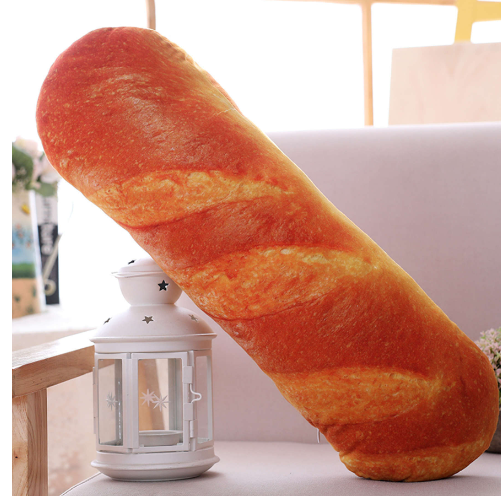 Simulational Bread Plush Pillow Image 2