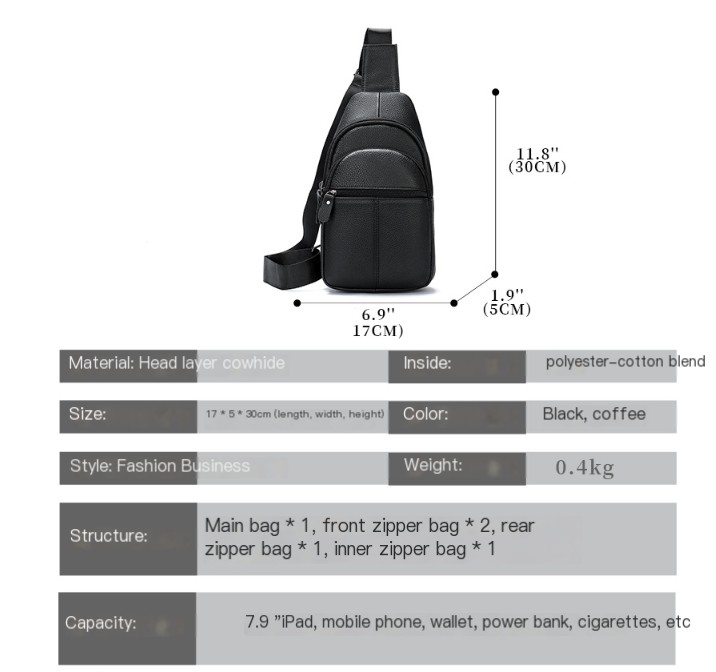 Leather Chest Bag