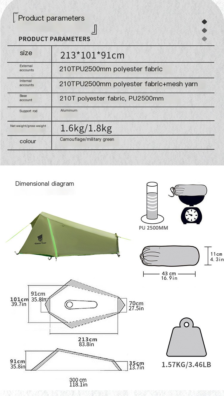 Camping Pyramid Tent