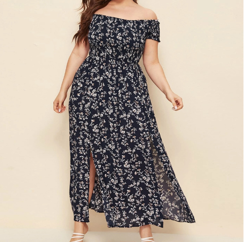 Fragmented Flowers Dress Style 5