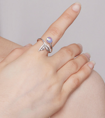 Ladies Sterling Silver Fashion Ring Image 2