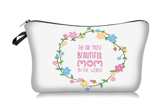 Mother's Day Cosmetic Bag - Floral Design