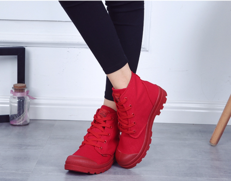 High-top Canvas Shoes Image 3