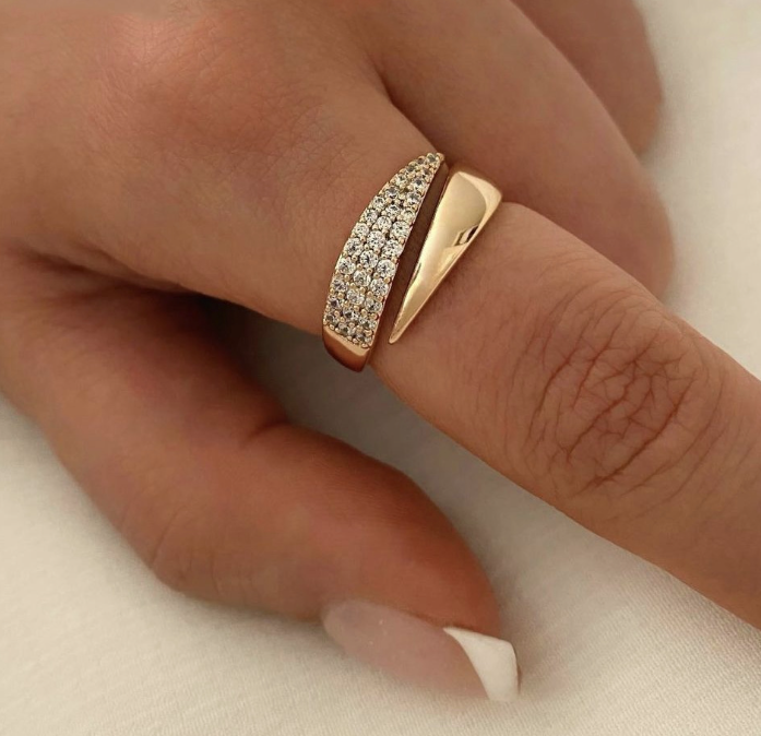 Adjustable Ring with Zirconias - Image 2