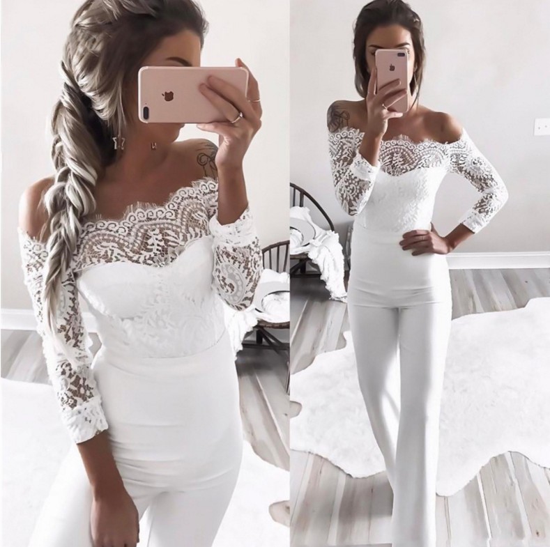 One-Shoulder Butterfly Jumpsuit Image 4