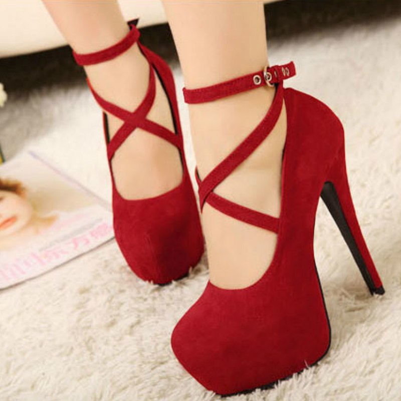 Women's High Heels - Red