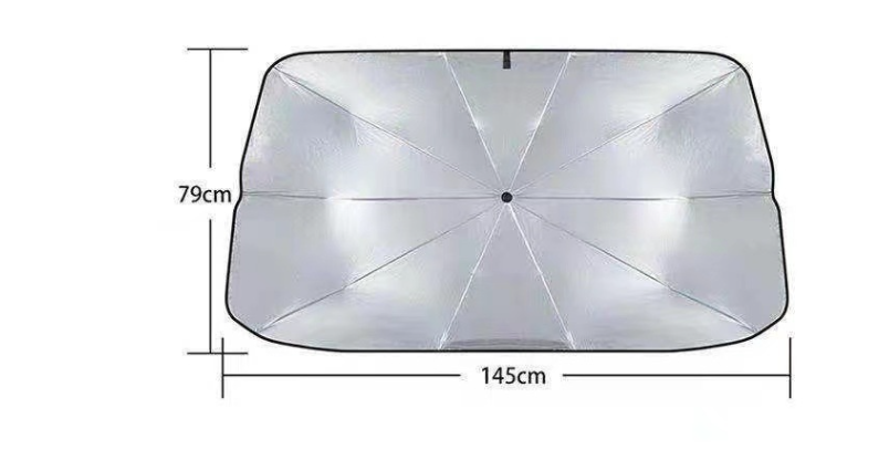 AutoUmbrella | Voorkom dat zonlicht het interieur van je auto opwarmt