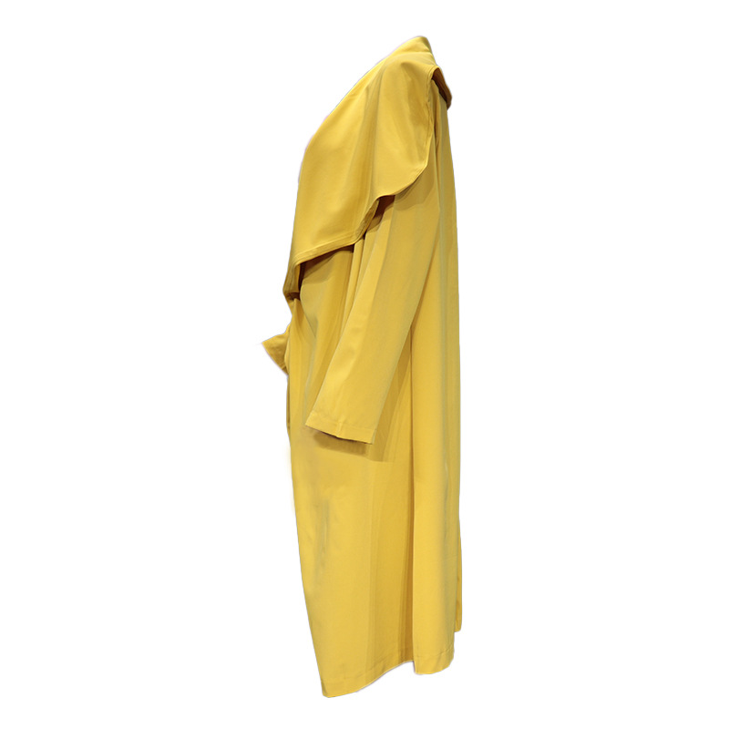Loose Women's Lapel Long Coat