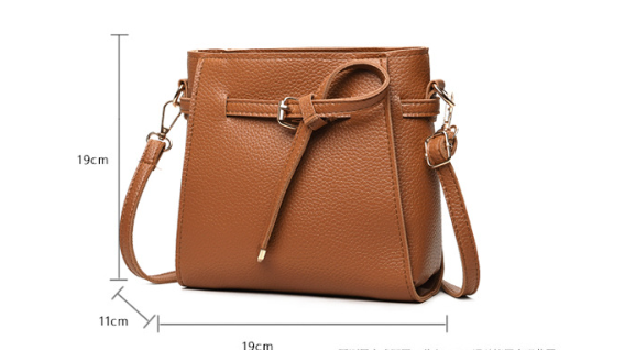 Retro Small Lychee Pattern Bag Set