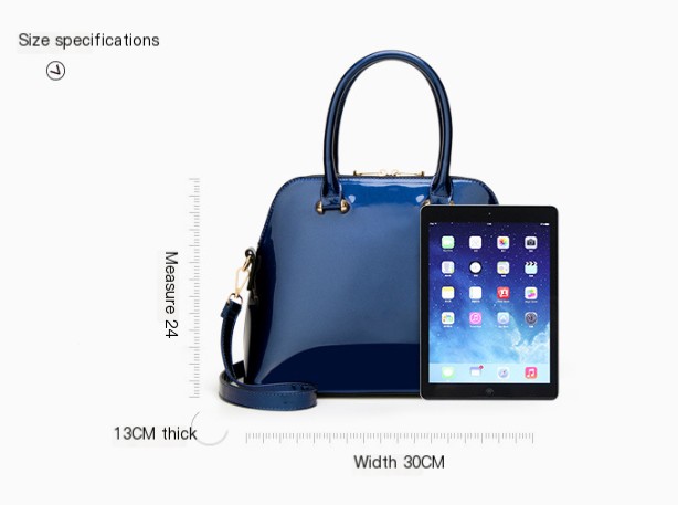 Wrinkled Tote Handheld Shoulder Bag Image 1